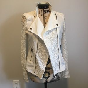 White Jacket with Lace